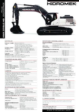 Escavatori cingolati Hidromek HMK 370 LC-HD