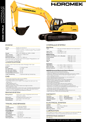 Escavatori cingolati Hidromek HMK 370 LC-HD