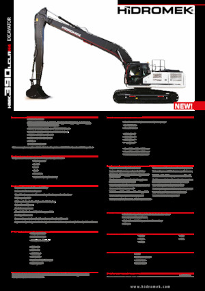 Escavatori cingolati Hidromek HMK 390 LC LR