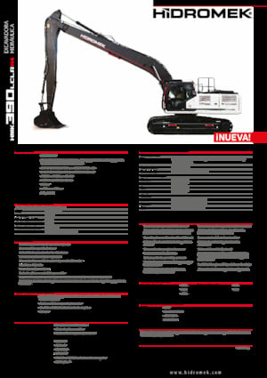 Escavatori cingolati Hidromek HMK 390 LC LR
