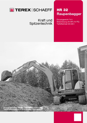 Escavatori cingolati Terex-Schaeff HR 32