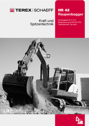 Escavatori cingolati Terex-Schaeff HR 42