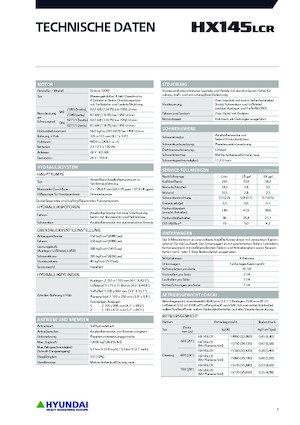 Escavatori cingolati Hyundai HX145LCR