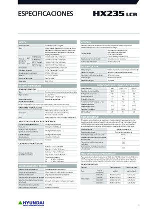 Escavatori cingolati Hyundai HX235LCR