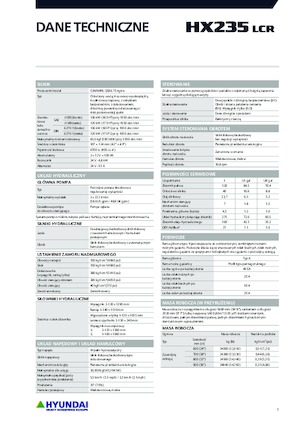 Escavatori cingolati Hyundai HX235LCR