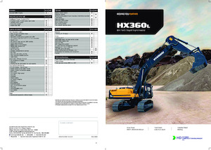 Escavatori cingolati Hyundai HX 360L