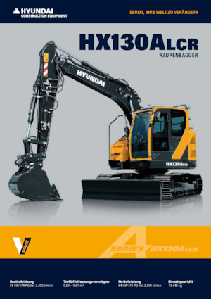 Escavatori cingolati Hyundai HX130ALCR