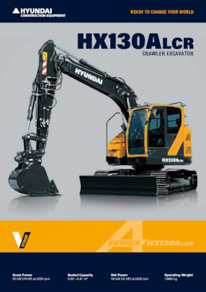 Escavatori cingolati Hyundai HX130ALCR