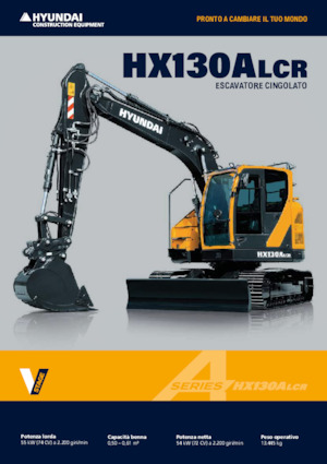 Escavatori cingolati Hyundai HX130ALCR