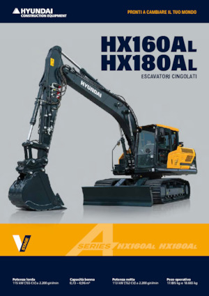 Escavatori cingolati Hyundai HX160AL