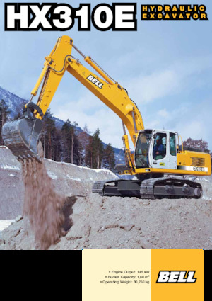 Escavatori cingolati Bell HX310E