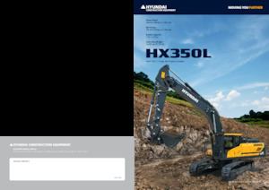 Escavatori cingolati Hyundai HX350L