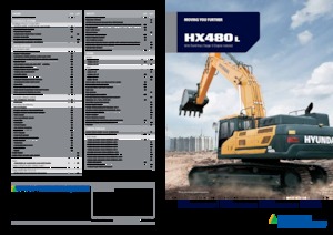 Escavatori cingolati Hyundai HX480L