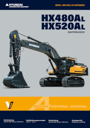 Escavatori cingolati Hyundai HX520AL
