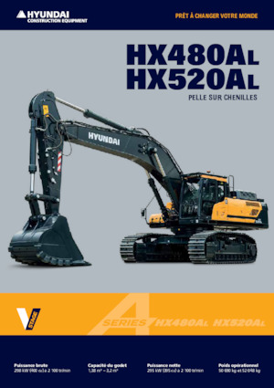 Escavatori cingolati Hyundai HX520AL