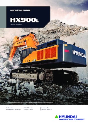 Escavatori cingolati Hyundai HX900L