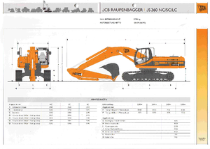 Escavatori cingolati JCB JS 260 LC