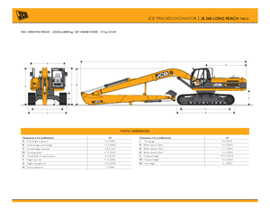 Escavatori cingolati JCB JS 260 LR
