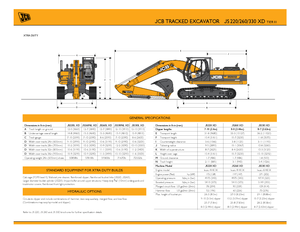 Escavatori cingolati JCB JS 330 NL XD