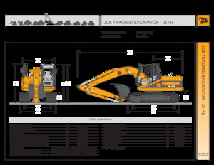 Escavatori cingolati JCB JS145