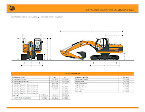 Escavatori cingolati JCB JS160