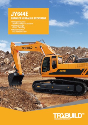 Escavatori cingolati TRXBUILD JY644E