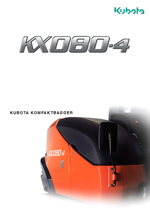Escavatori cingolati Kubota KX080-4