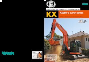 Escavatori cingolati Kubota KX080-3S