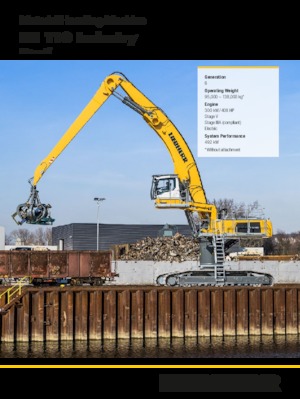 Movimentatori di materiali Liebherr LH 110 C Gantry Industry Litronic