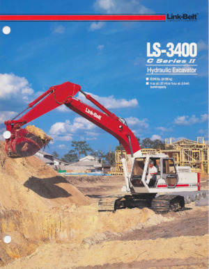 Escavatori cingolati Link-Belt LS-3400 C II