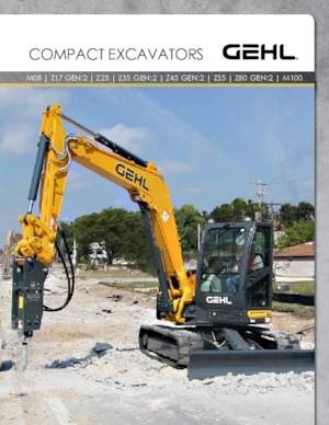 Escavatori cingolati Gehl M100