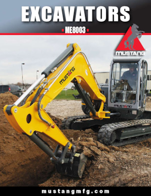 Escavatori cingolati Mustang ME8003