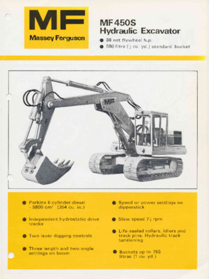 Escavatori cingolati Massey Ferguson MF 450S