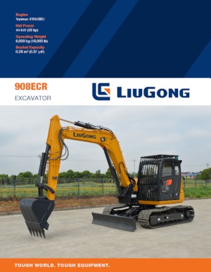 Escavatori cingolati Liugong 908ECR 