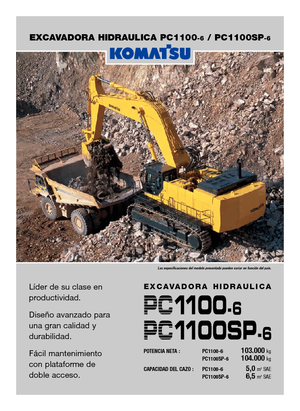Escavatori cingolati Komatsu PC1100-6