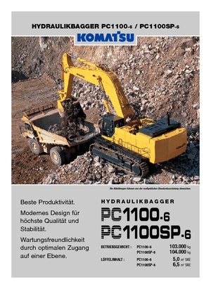 Escavatori cingolati Komatsu PC1100-6