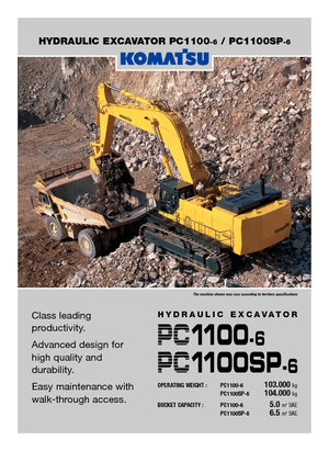 Escavatori cingolati Komatsu PC1100-6