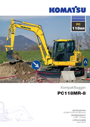 Escavatori cingolati Komatsu PC118MR-8