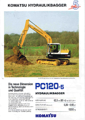 Escavatori cingolati Komatsu PC120-5