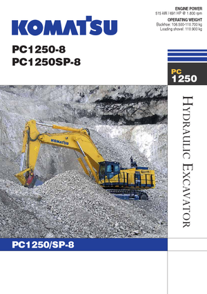 Escavatori cingolati Komatsu PC1250SP-8