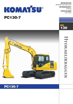 Escavatori cingolati Komatsu PC130-7