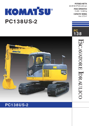 Escavatori cingolati Komatsu PC138US-2