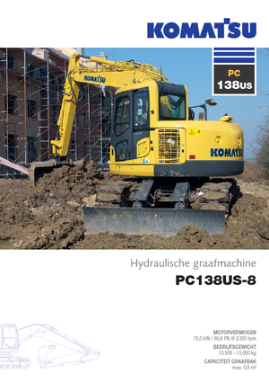 Escavatori cingolati Komatsu PC138US-8