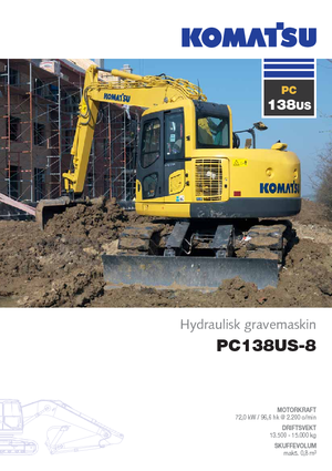 Escavatori cingolati Komatsu PC138US-8