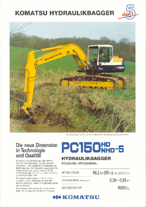 Escavatori cingolati Komatsu PC150HD-5