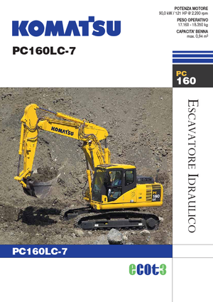 Escavatori cingolati Komatsu PC160LC-7