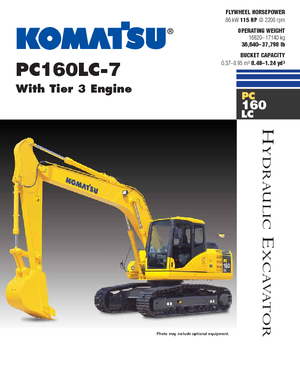 Escavatori cingolati Komatsu PC160LC-7