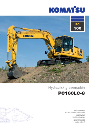 Escavatori cingolati Komatsu PC160LC-8