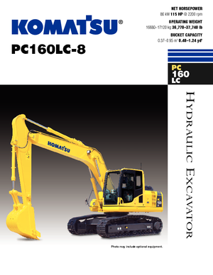 Escavatori cingolati Komatsu PC160LC-8
