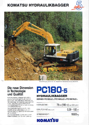 Escavatori cingolati Komatsu PC180LC-6 activ